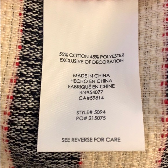 Cabi Double Breasted Stripe jacket, size 6 - Picture 7 of 7